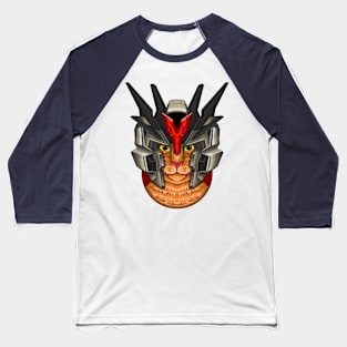 Feline Mecha: Gundam Helmet Edition 3 Baseball T-Shirt